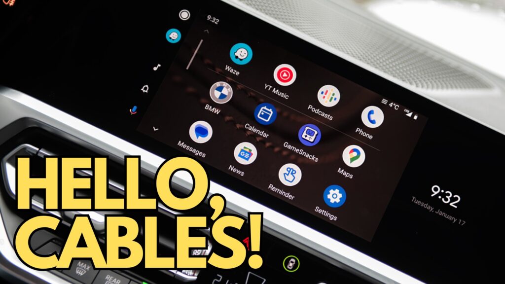 Android Auto users forced to return to cables